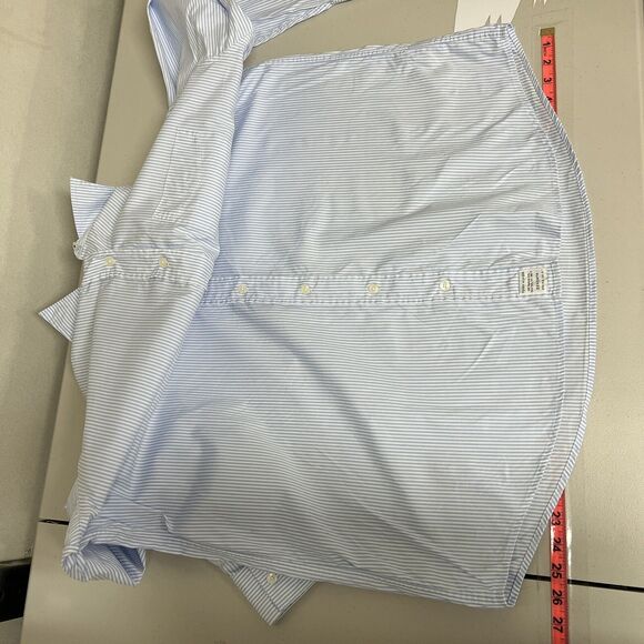 Zendaya x Tommy Hilfiger Striped Oversized Shirt Womens 2 Blue White Tunic - Picture 16 of 16